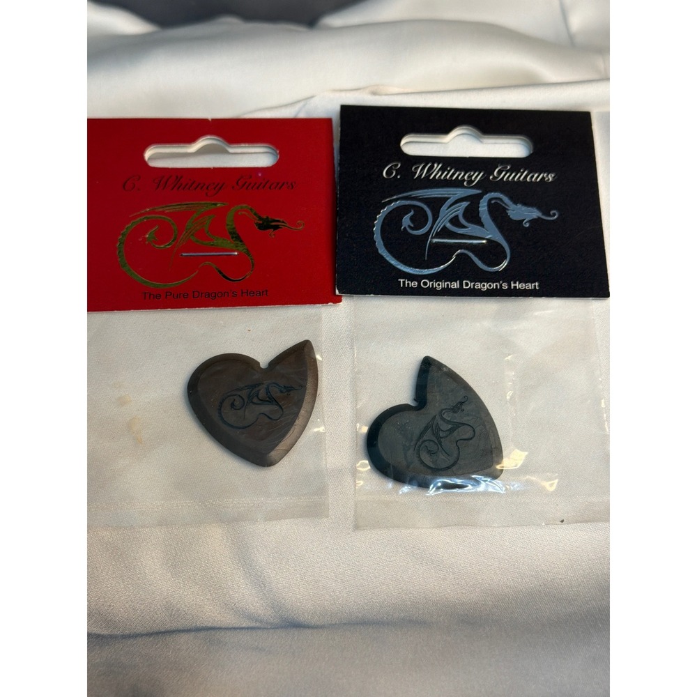 C. Whitney Guitars Dragon's Heart Guitar Pick Set Pure and Original 2 Pack